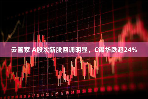 云管家 A股次新股回调明显，C锡华跌超24%